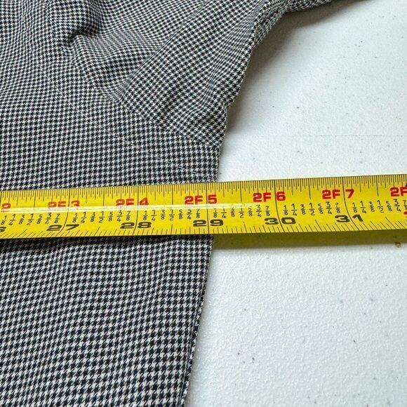 VTG Ralph Lauren Golf Blake Shirt Mens XL Gray Houndstooth Preppy Y2K FITS BIG - Picture 10 of 12